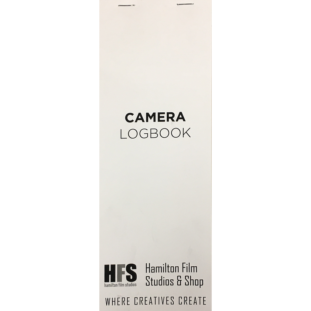 Camera Report Logbook
