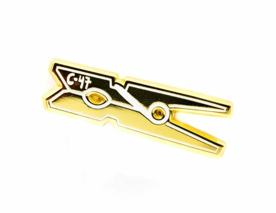 Chloe Cruz C-47 Pin - Gold