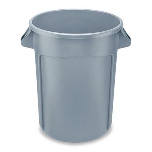 Trash / Garbage Can - 32 Gallon, Gray