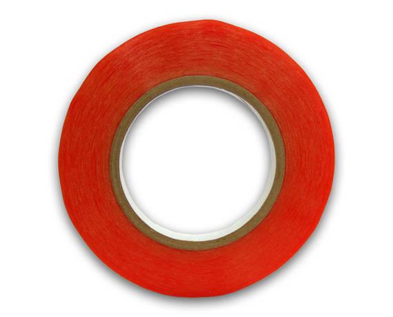 Double-Sided Tape - Clear - Red Film - 1/2in